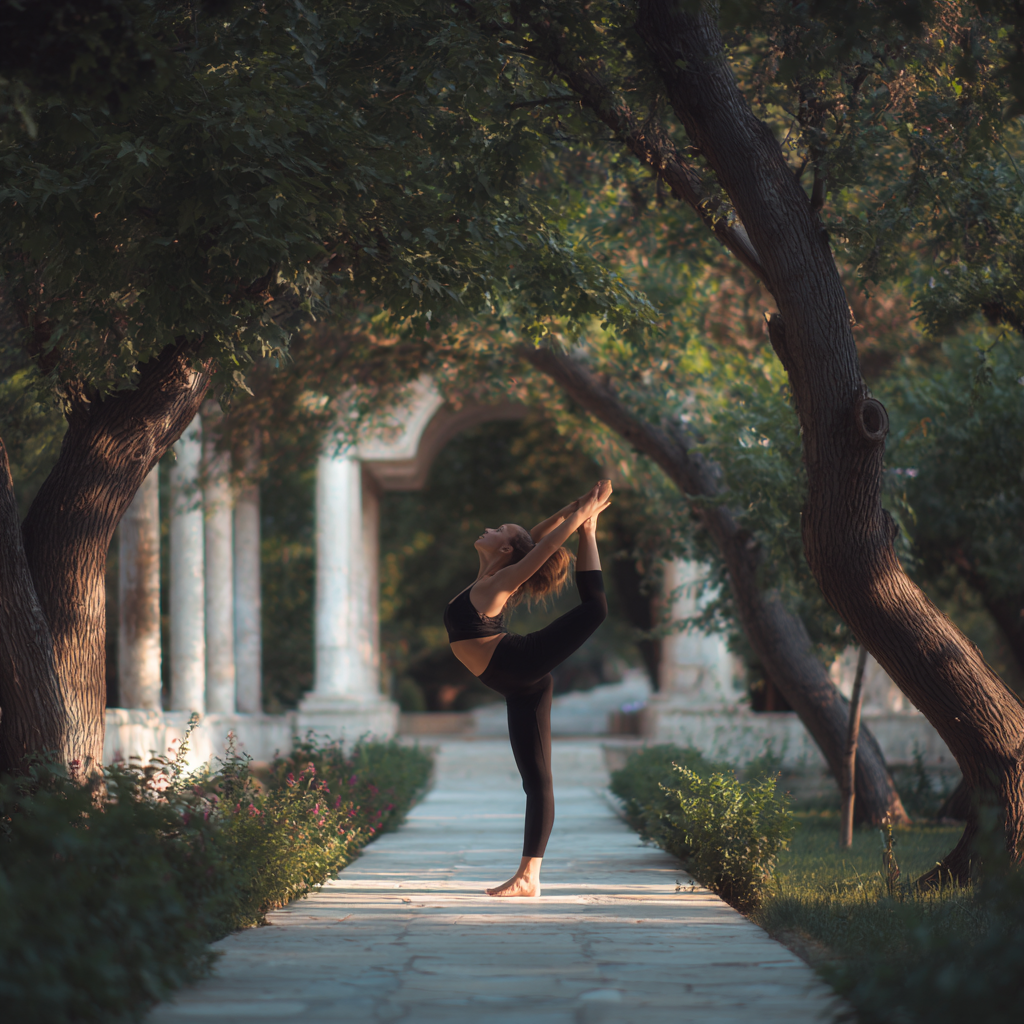 Yoga studio interior